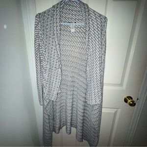 Dynamite Monochrome Knit Cardigan